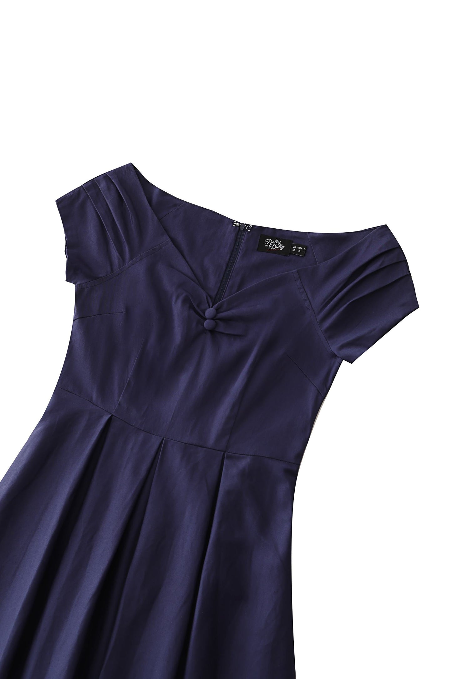 Lily Navy Blue Off Shoulder Dress