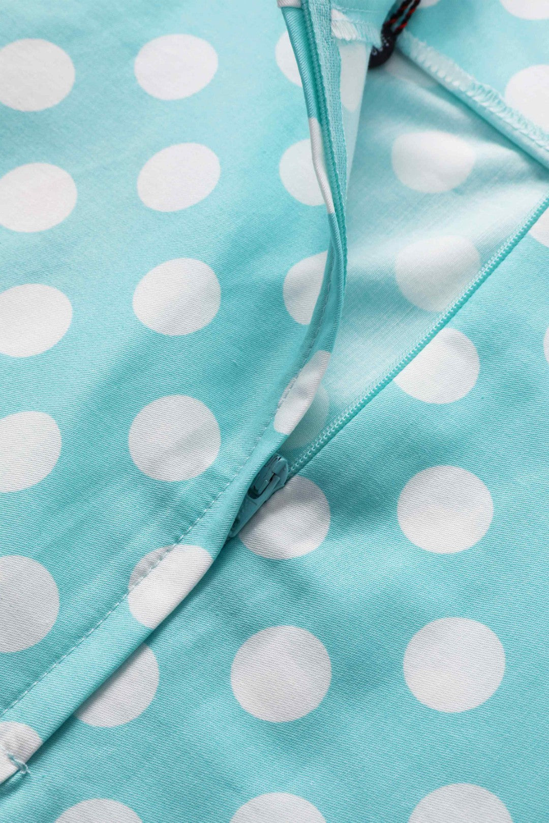 Maisie Turquoise Polka Dot Full Circle Midi Skirt