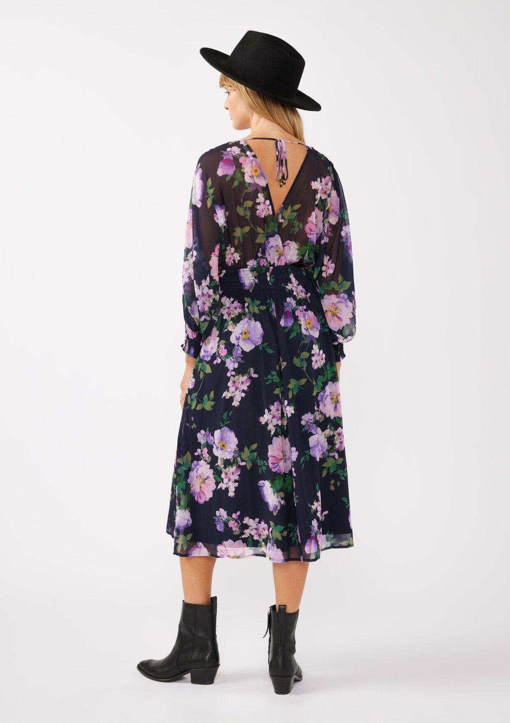Flourish in Florals Midi Dress