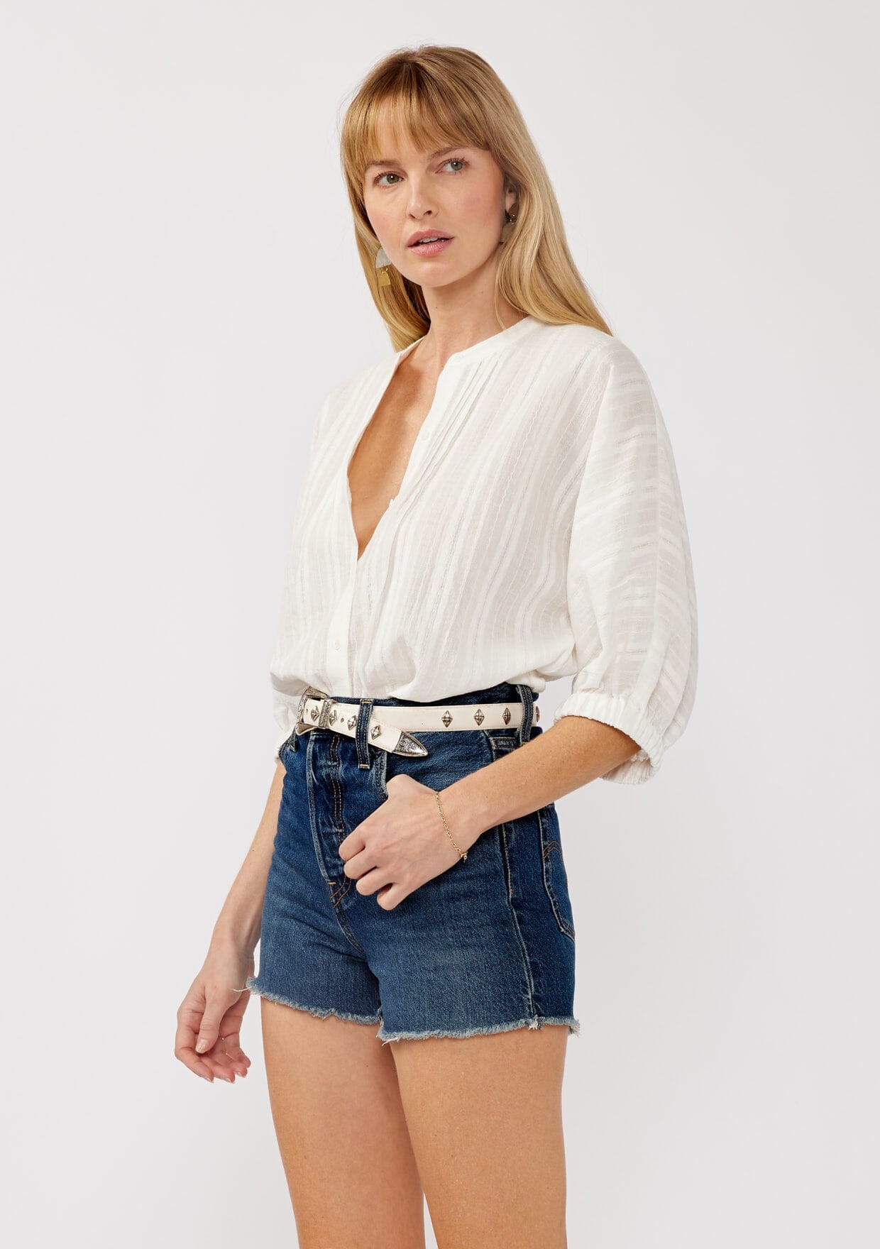 Cleo Button Down Blouse