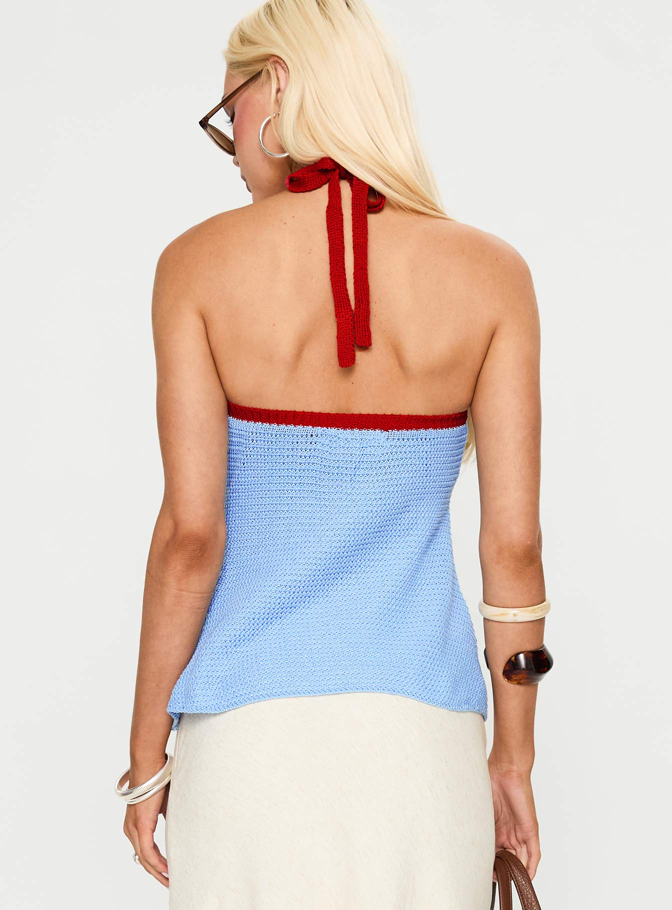 Contradiction Hardware Detail Top Blue