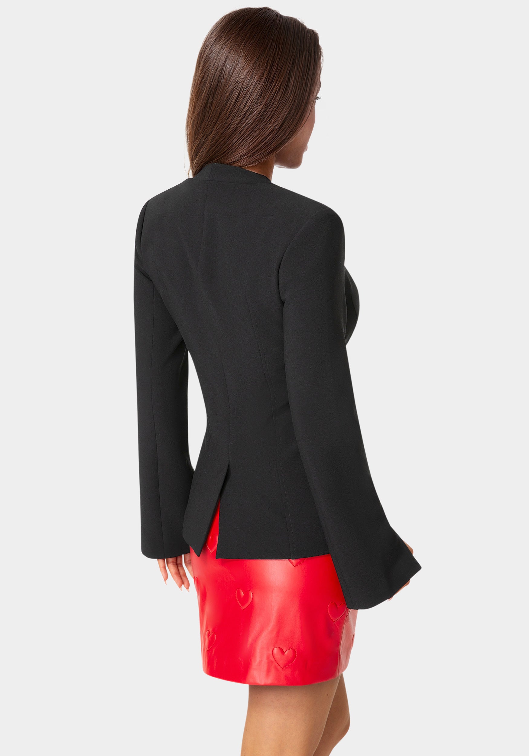 Tailored Open Neck Blazer