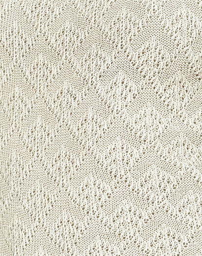 Ashtin Midi Dress in Pointelle Ivory