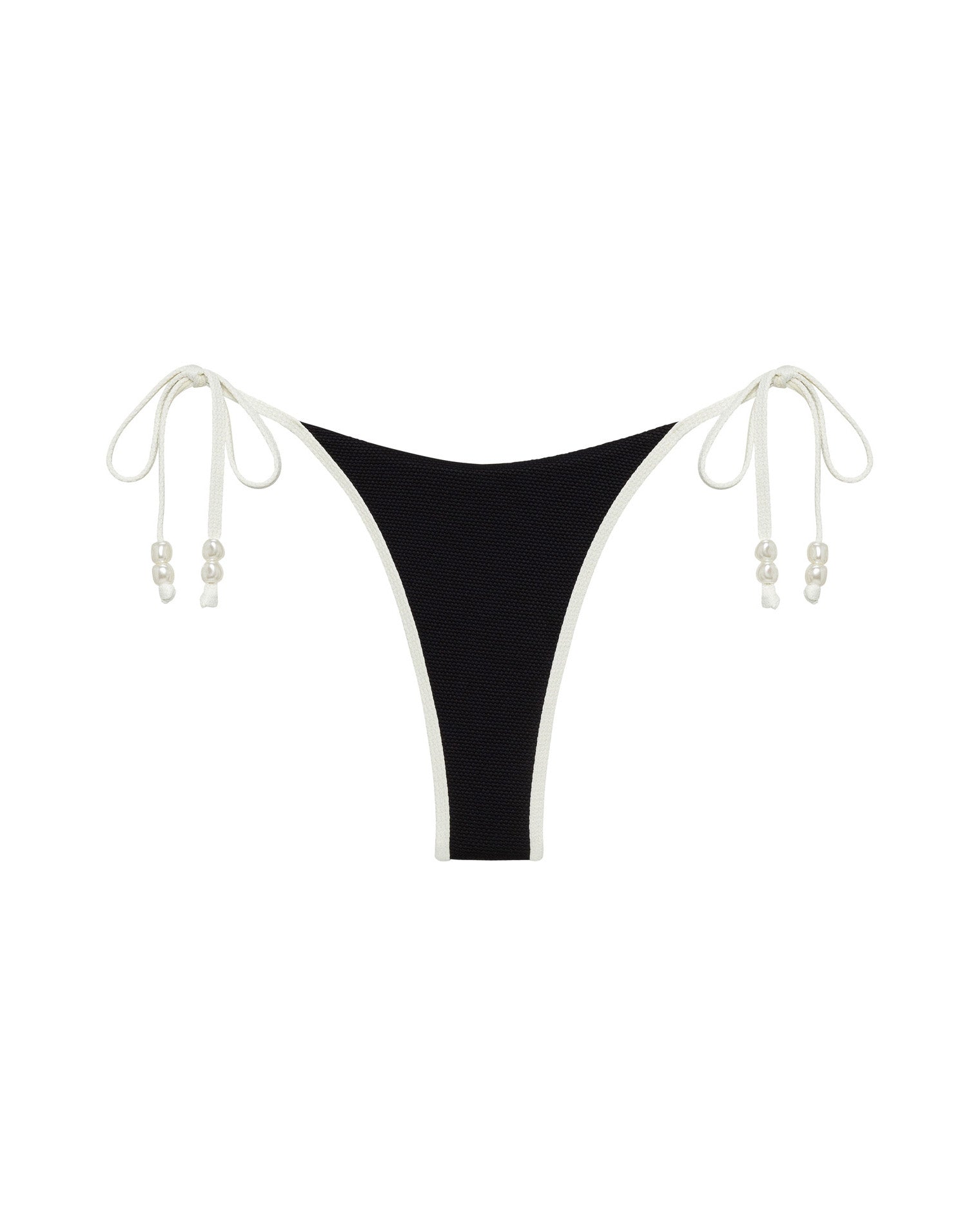Lucia Bikini Bottom - Black-Cream