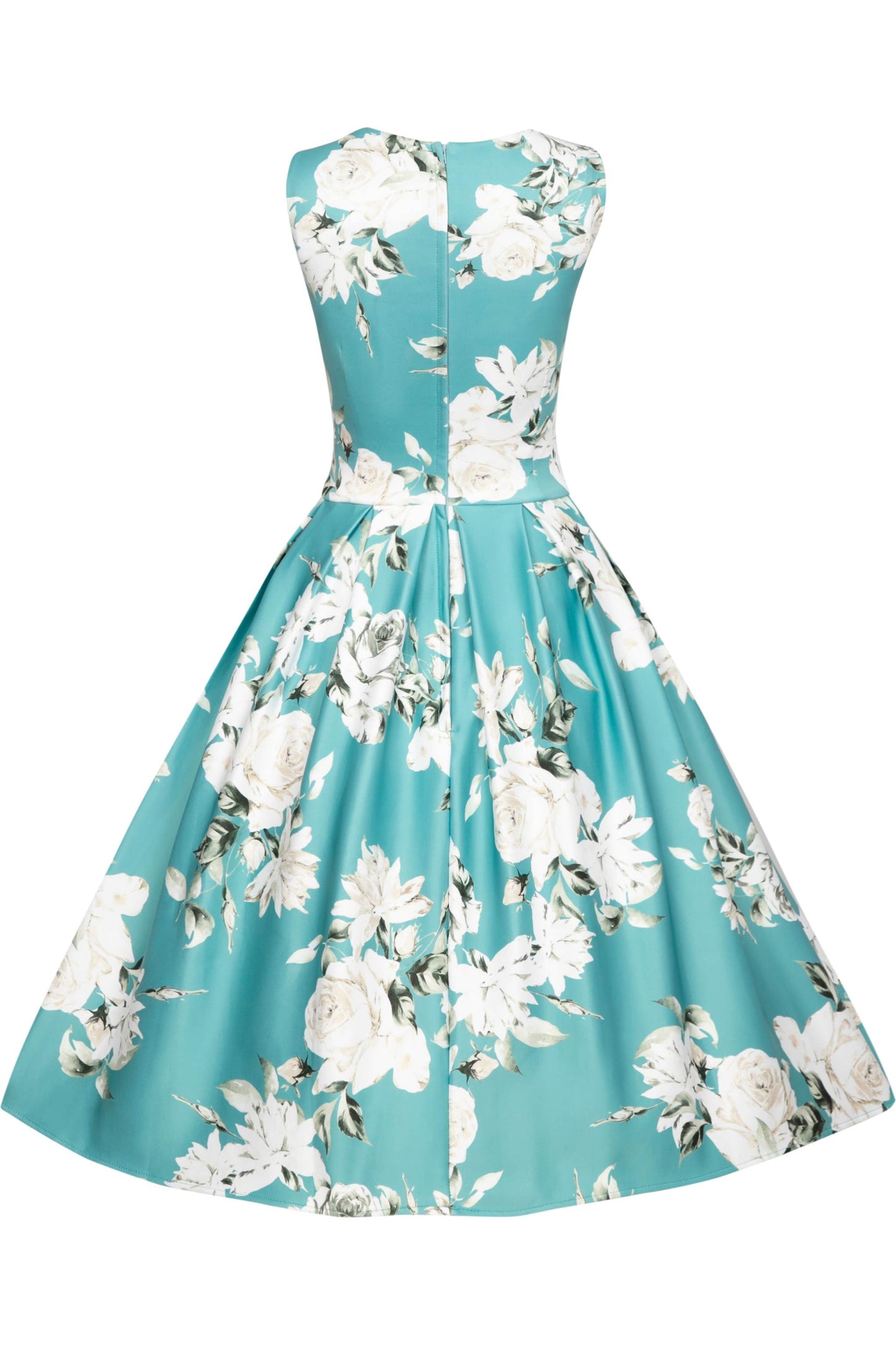 Annie Mint Floral Swing Dress