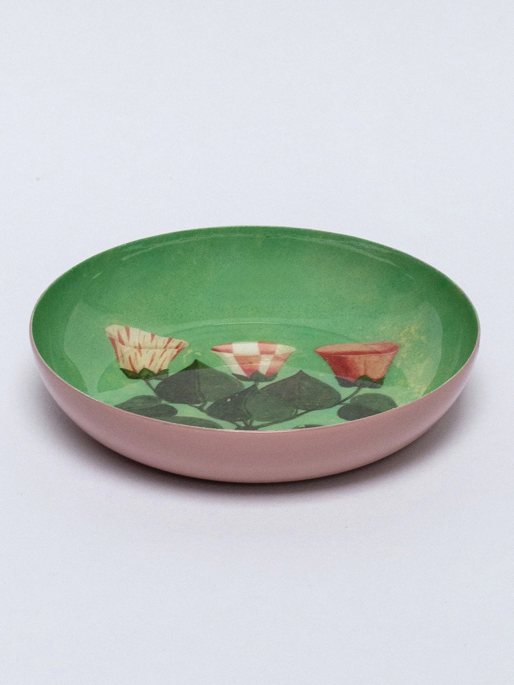 Roomytown Festival Of Flowers Round Tray