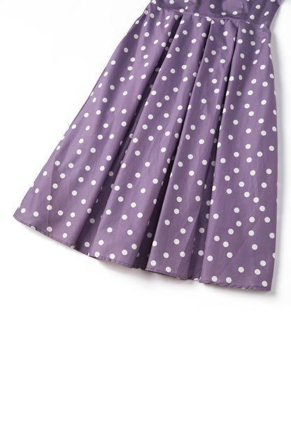Lily Polka Dot Off Shoulder Midi Dress