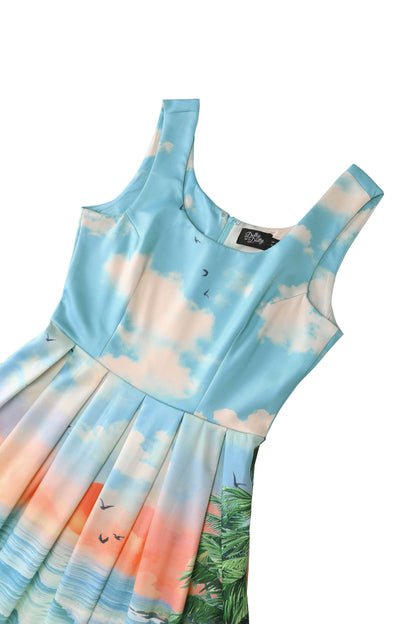 Amanda Beach Bark Club Flared Dress