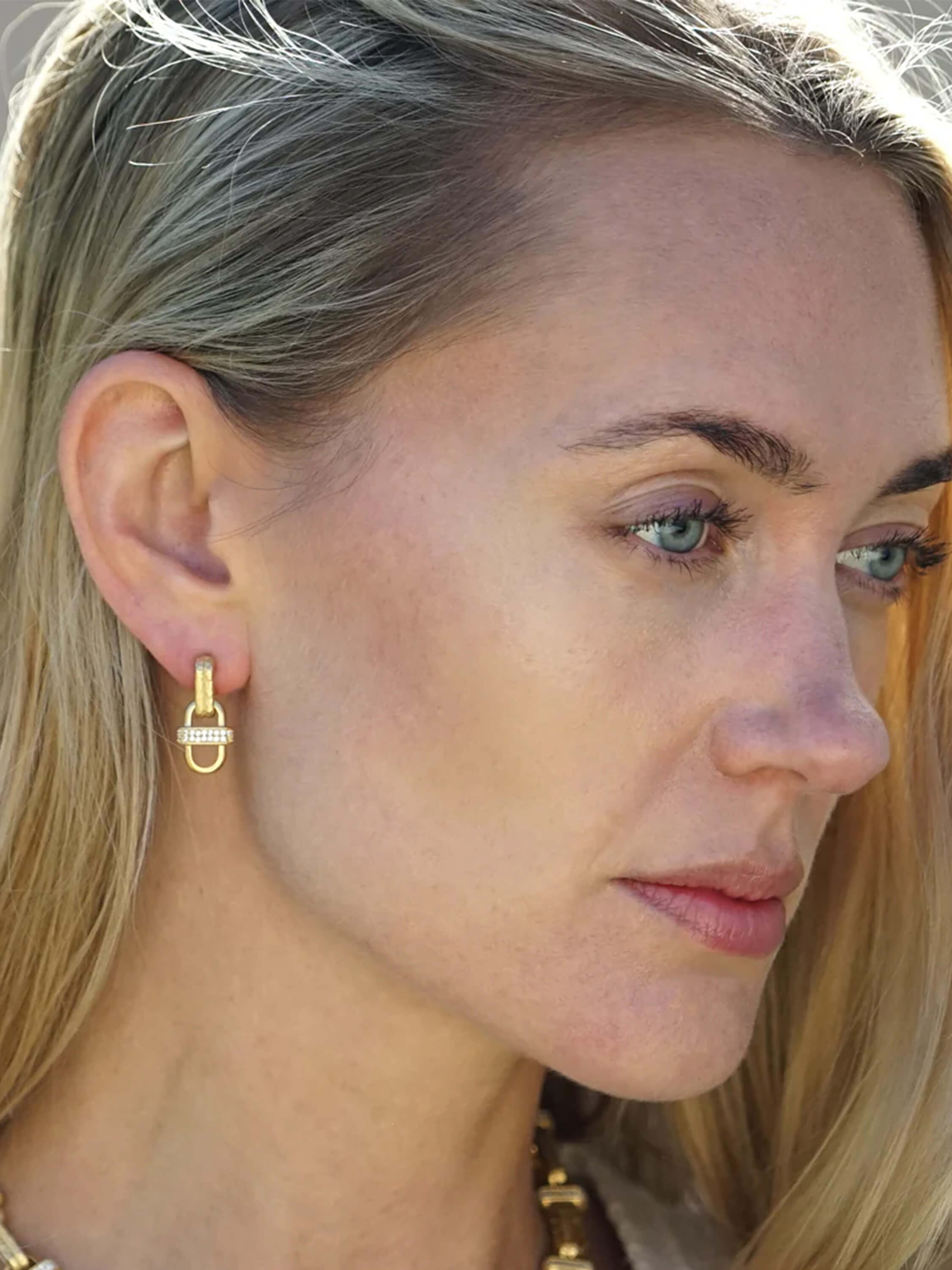 Tat2 Designs Gold Costa Earrings