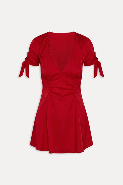 Ella Satin Mini Dress - Heartstrings
