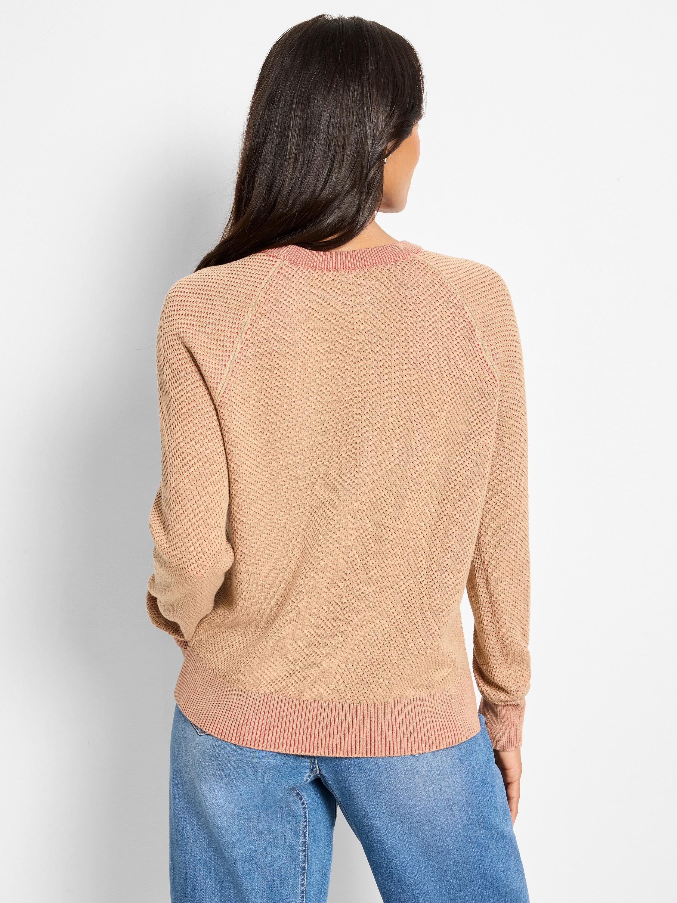 Textured Cotton Sweater
