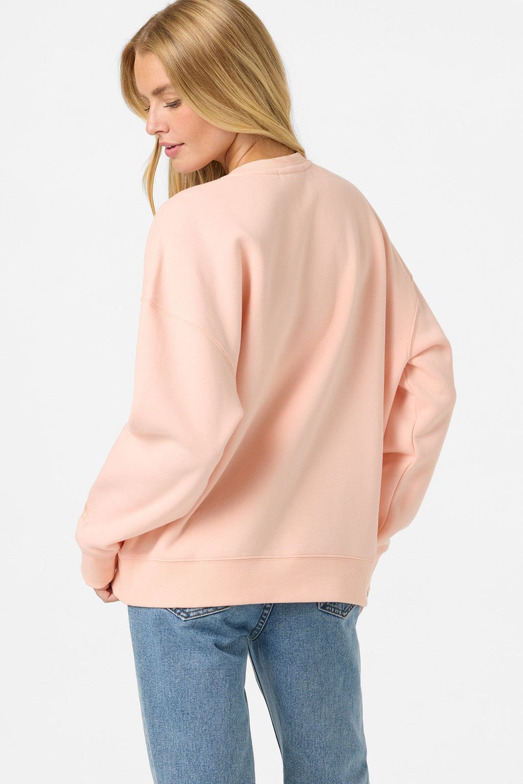 Chore Break Oversized Crew Neck Fleece