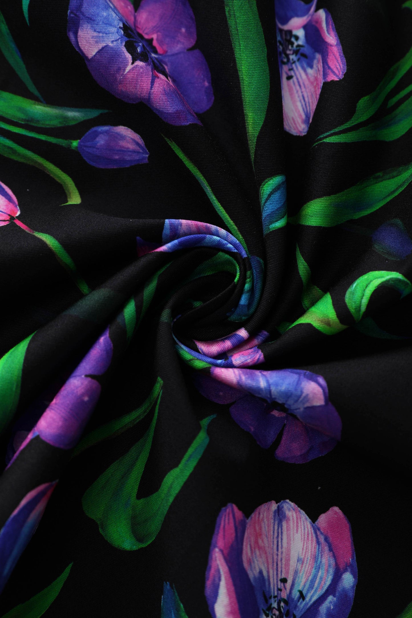 Lily Black Tulip Off Shoulder Dress