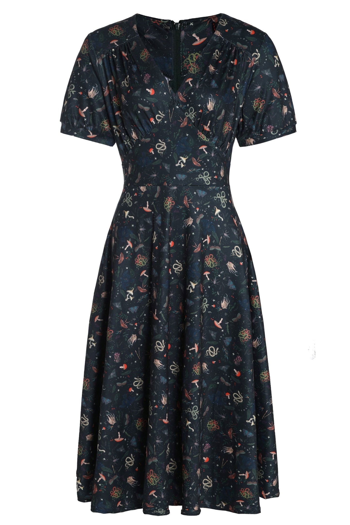 Julia 50s Style Mystical Forest Dress