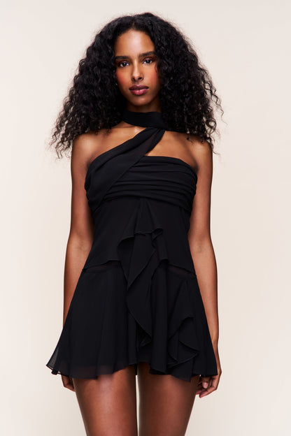 Chiffon Wrap Dress