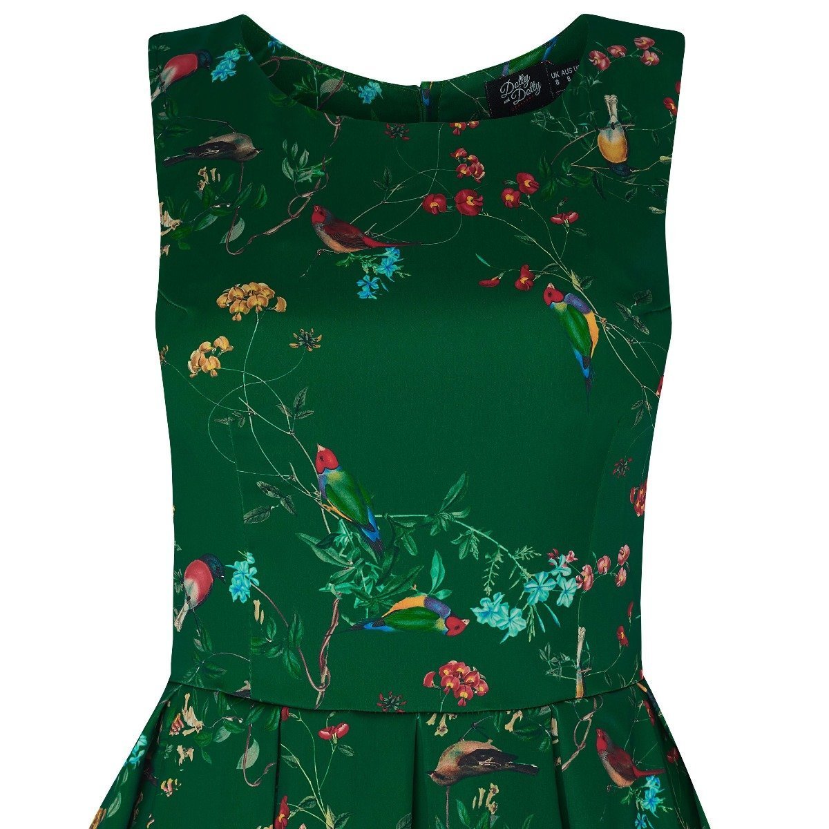 Annie Green Bird Print Dress