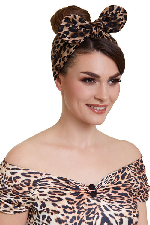 Headband in Leopard Print