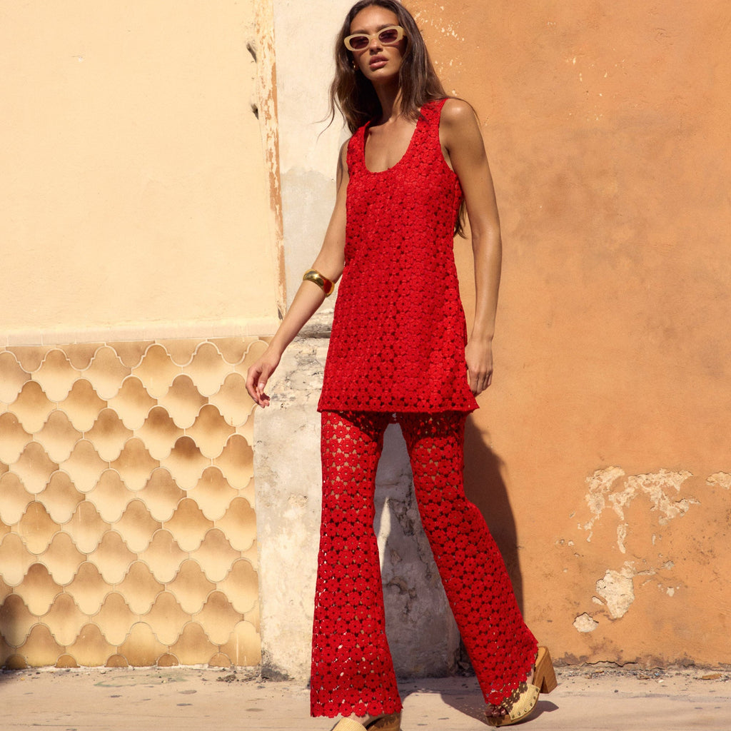 Holiday Set In Poppy Flower