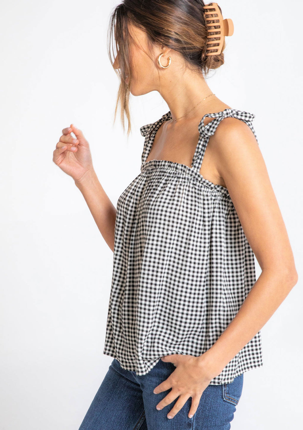 Milla Gingham Tank Top