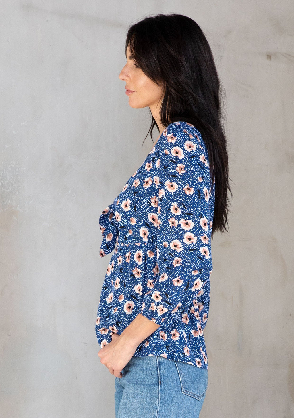 Jane Tie Front Top