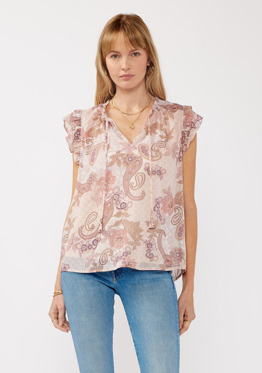 Sunrose Ruffle Top
