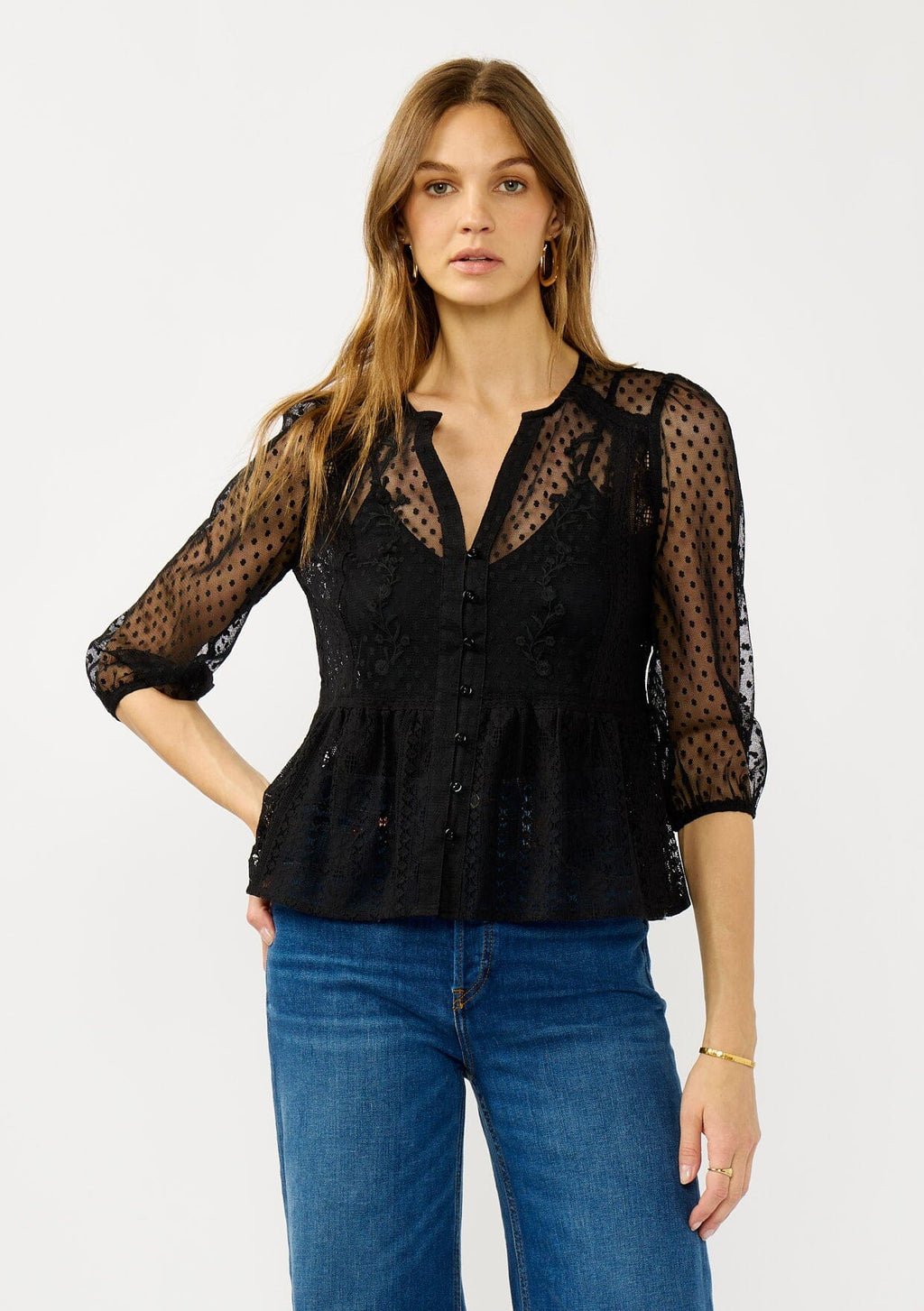 Aurielle Lace Blouse