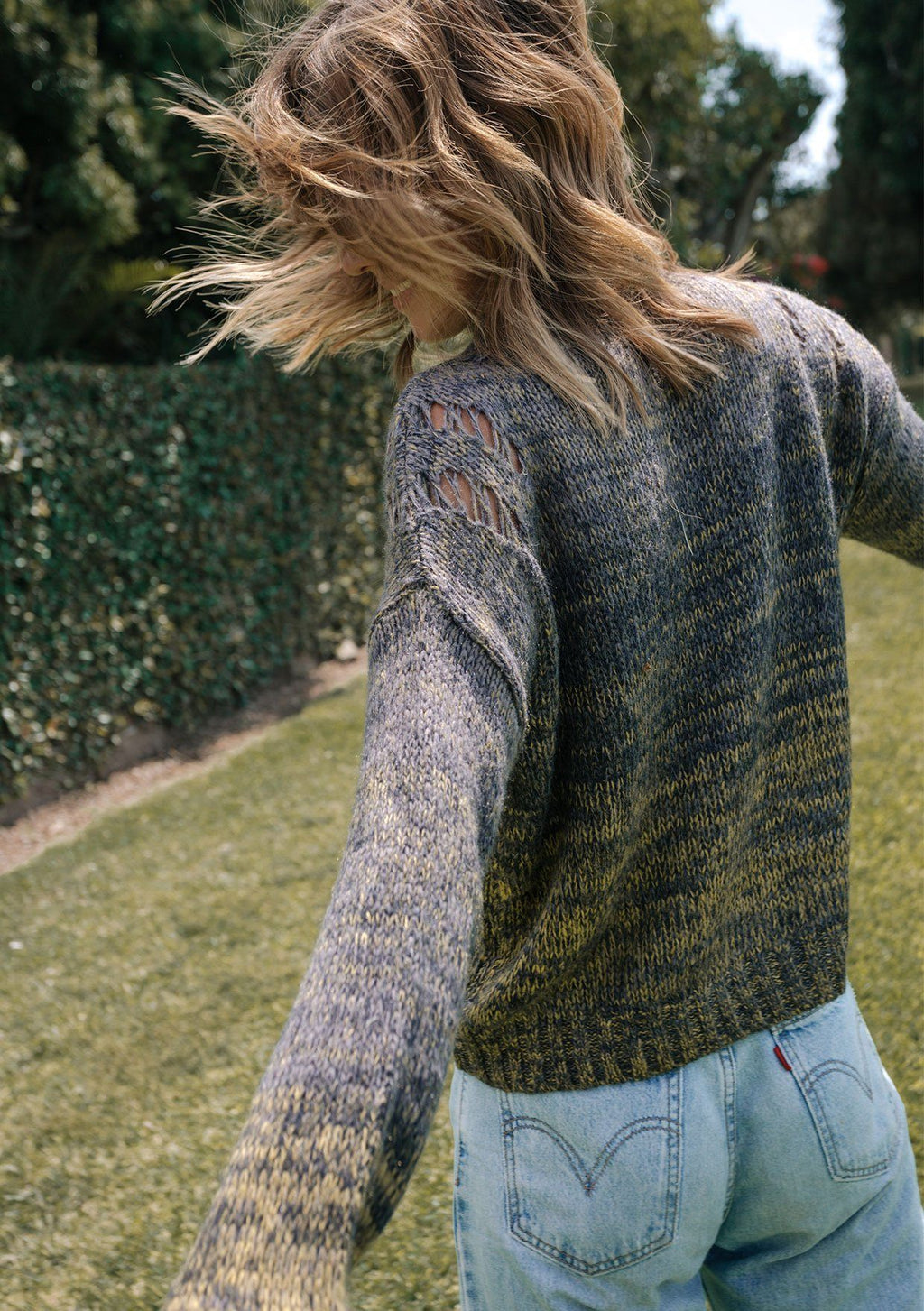 Gracie Space Dye Sweater