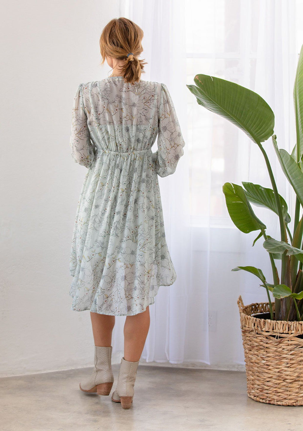 Stardust High Low Midi Dress