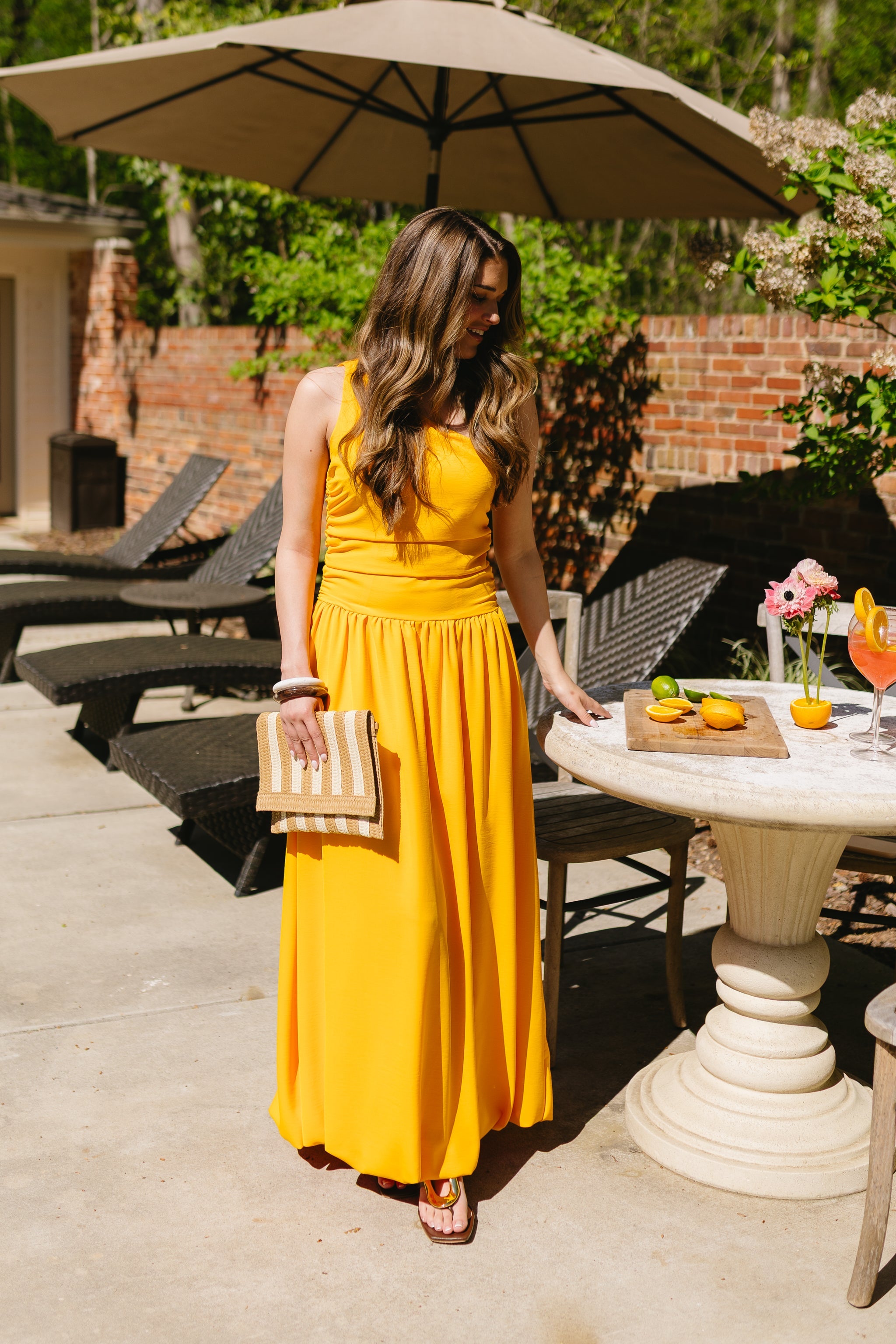 Tangerine Pop Dress