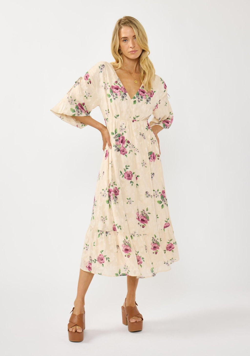 Secret Vows Midi Dress