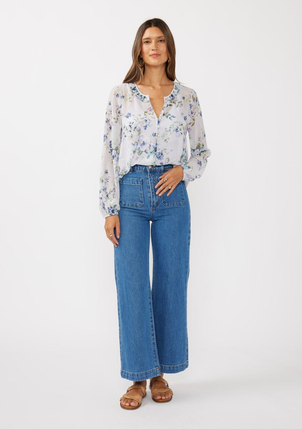 Whisper Softly Floral Blouse