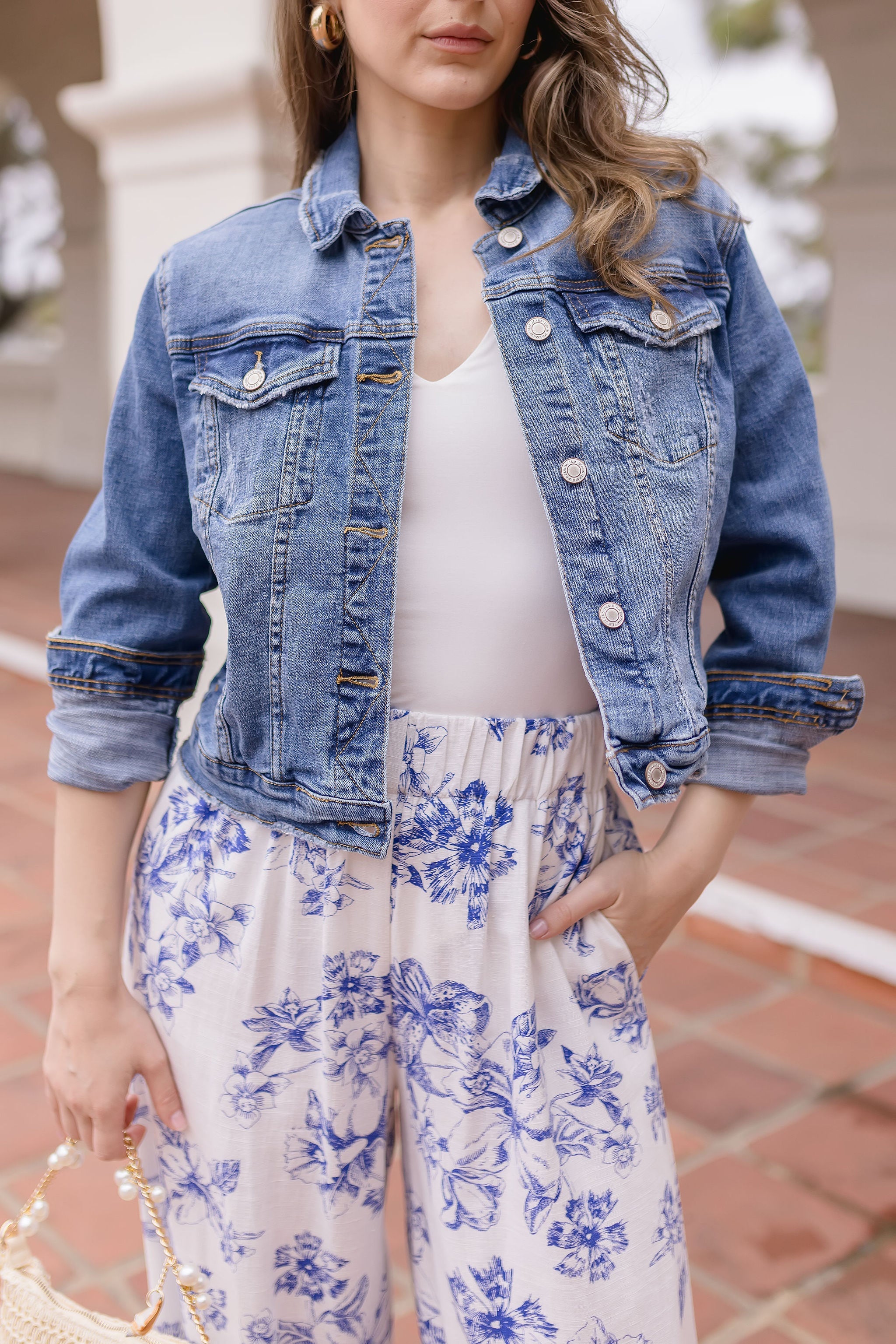 Rue Denim Jacket Medium Wash