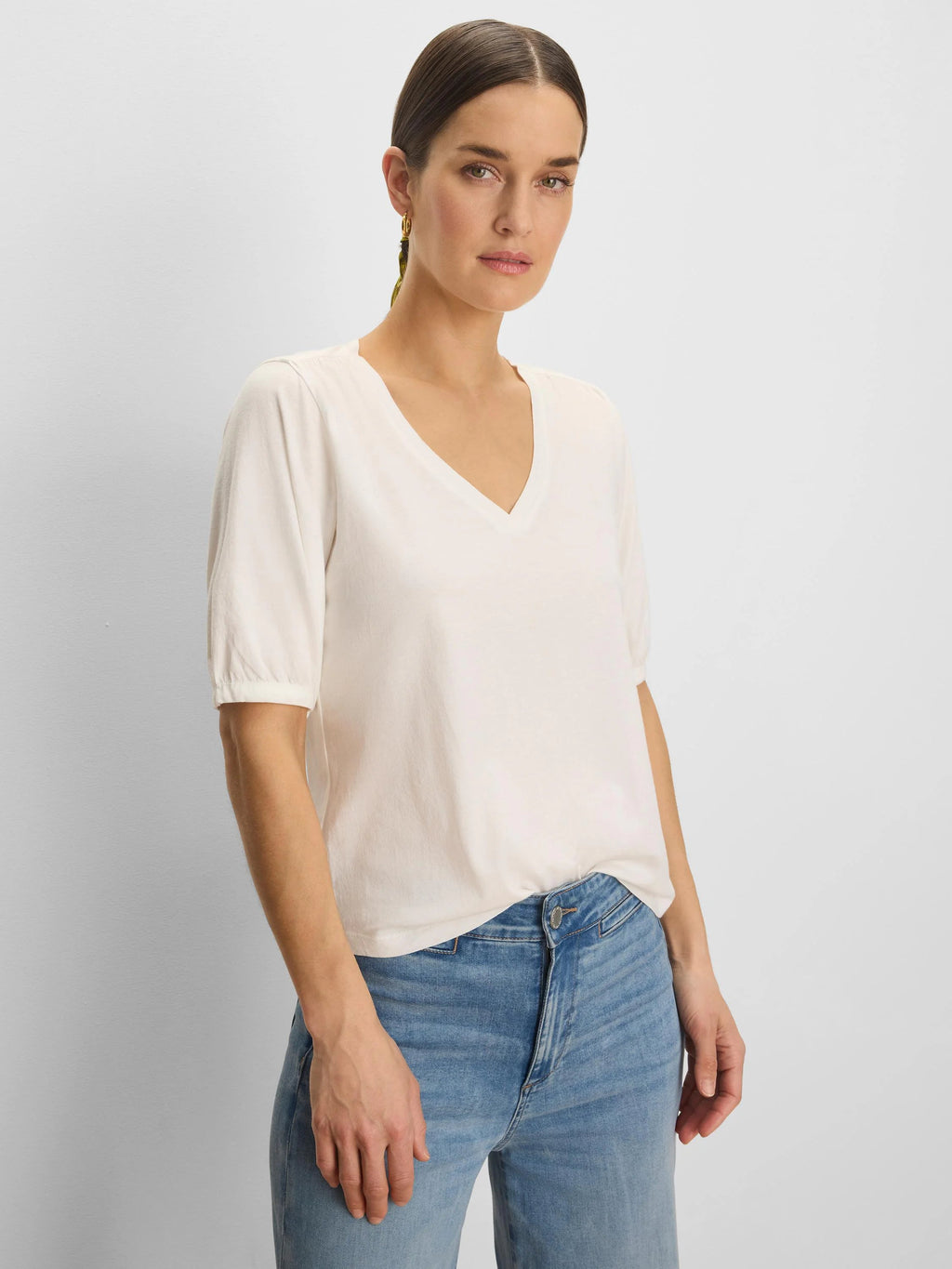 NZT Elbow Sleeve V-Neck Tee