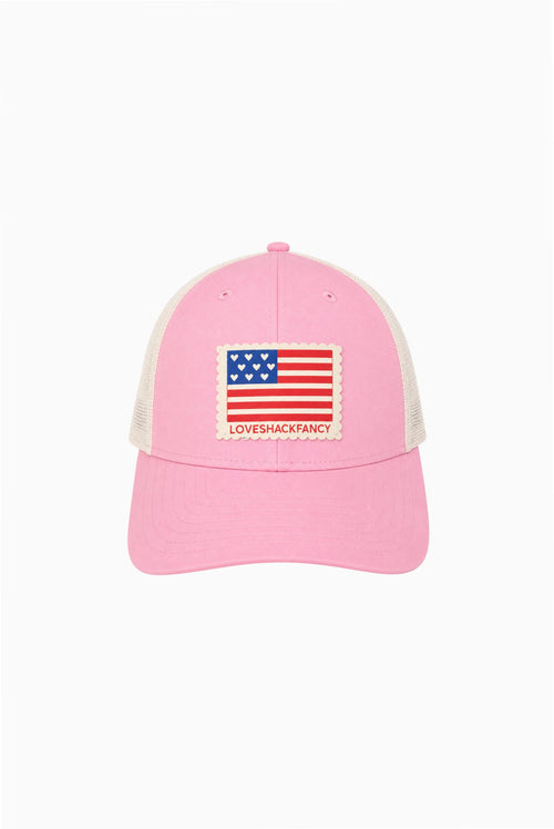 Lauren Devaux American Flag Trucker Hat