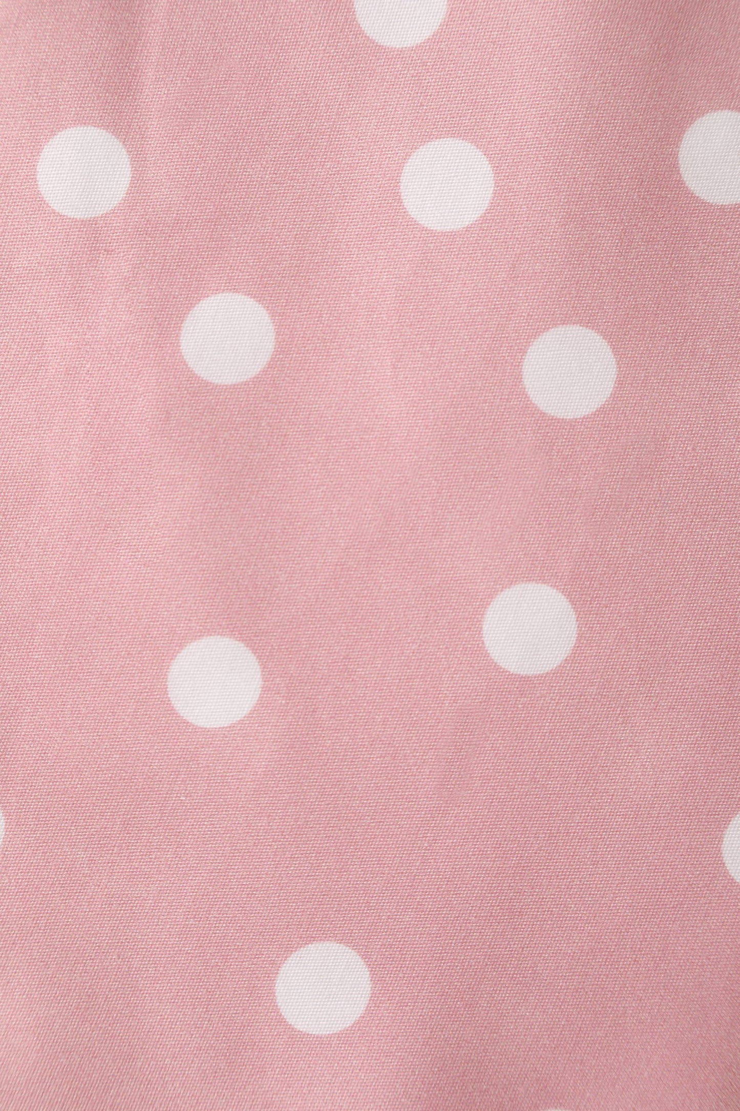 Lily Light Pink & White Polka Dot Off Shoulder Dress