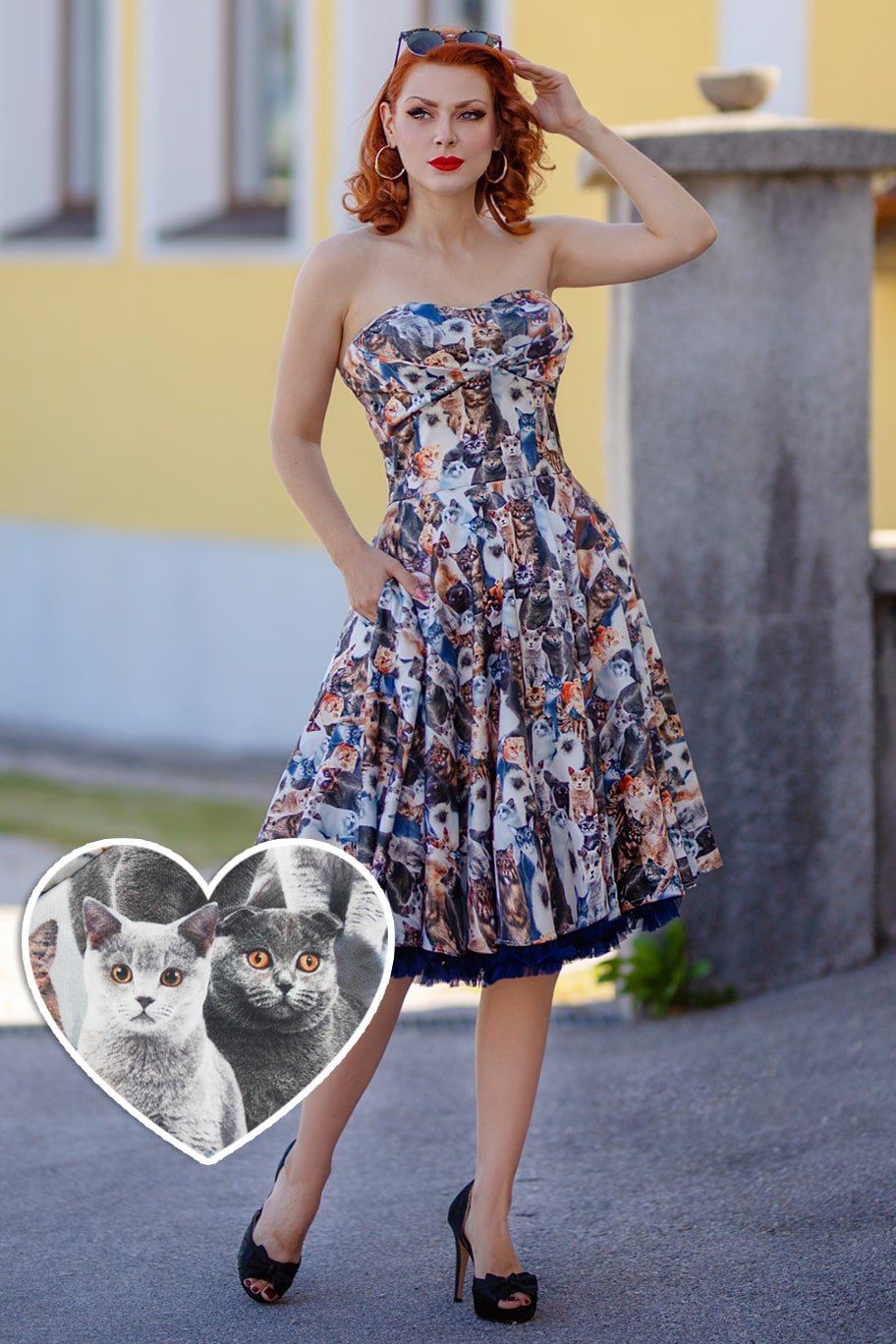 Melissa Retro Cat Dress