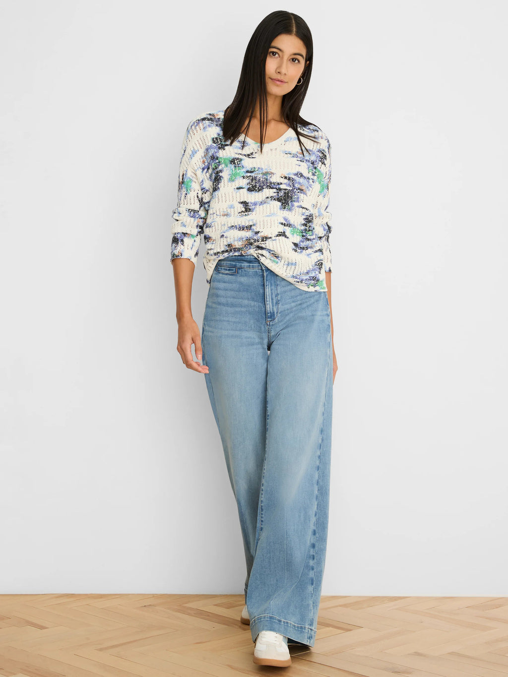 Water Lilies Pointelle Sweater