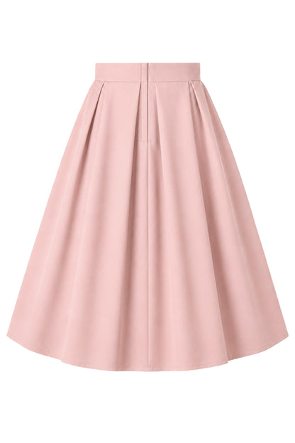 Aisley Blush Pink Pleated Skirt