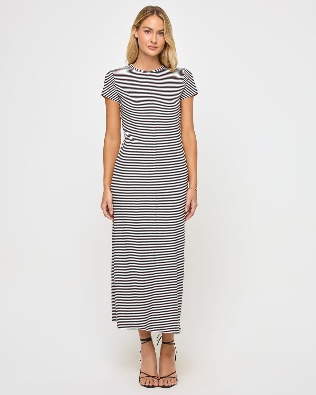 Sloane Dress - Black-Cream