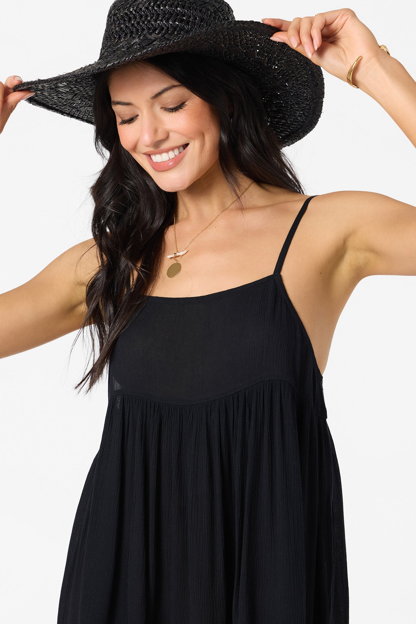 Saltwater Solids Rilee Mini Cover-Up Dress