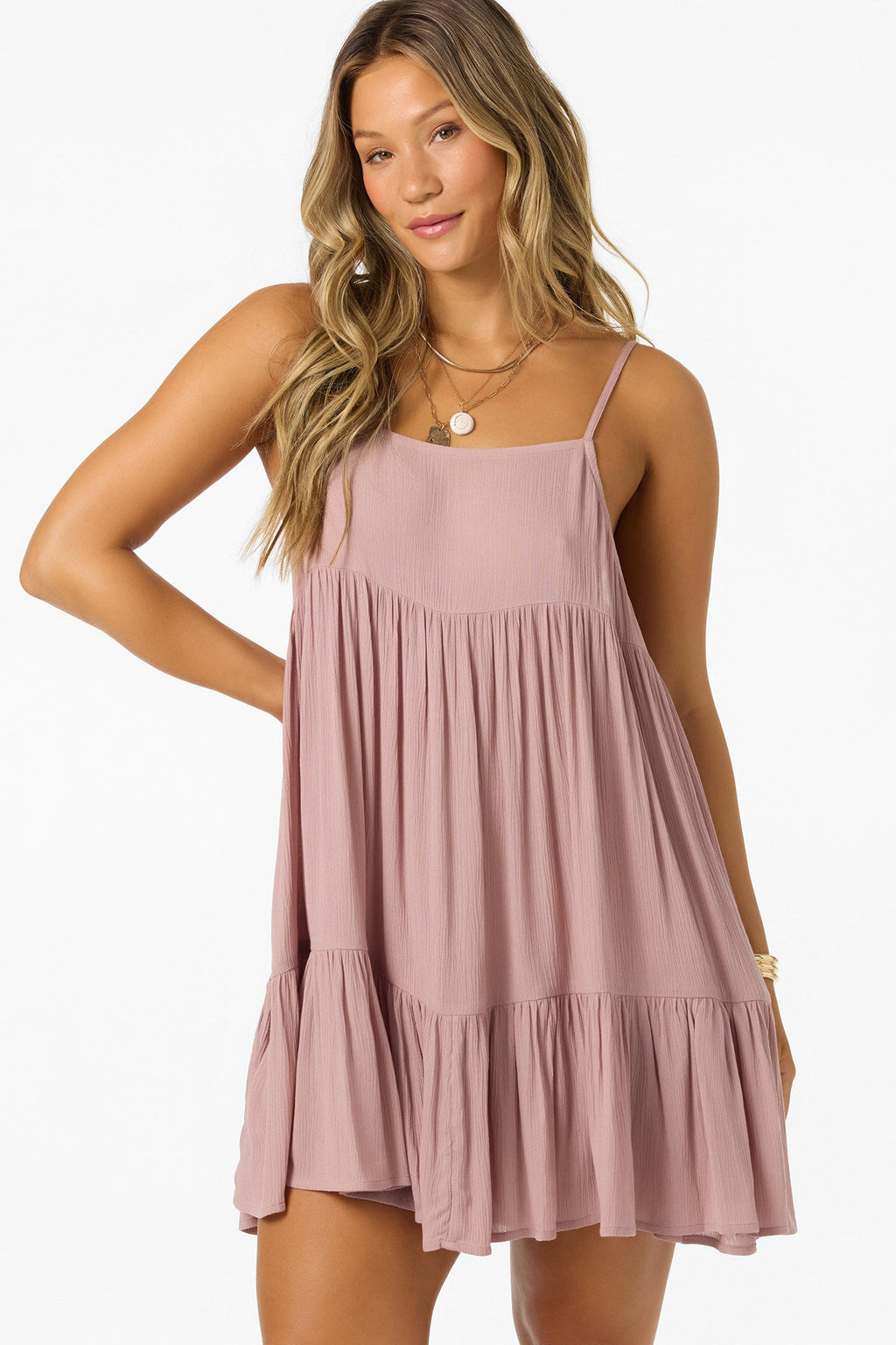 Saltwater Solids Rilee Mini Cover-Up Dress