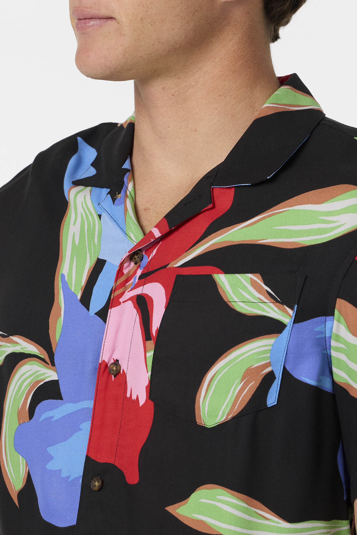 Relaxed Woven Camp Shirt