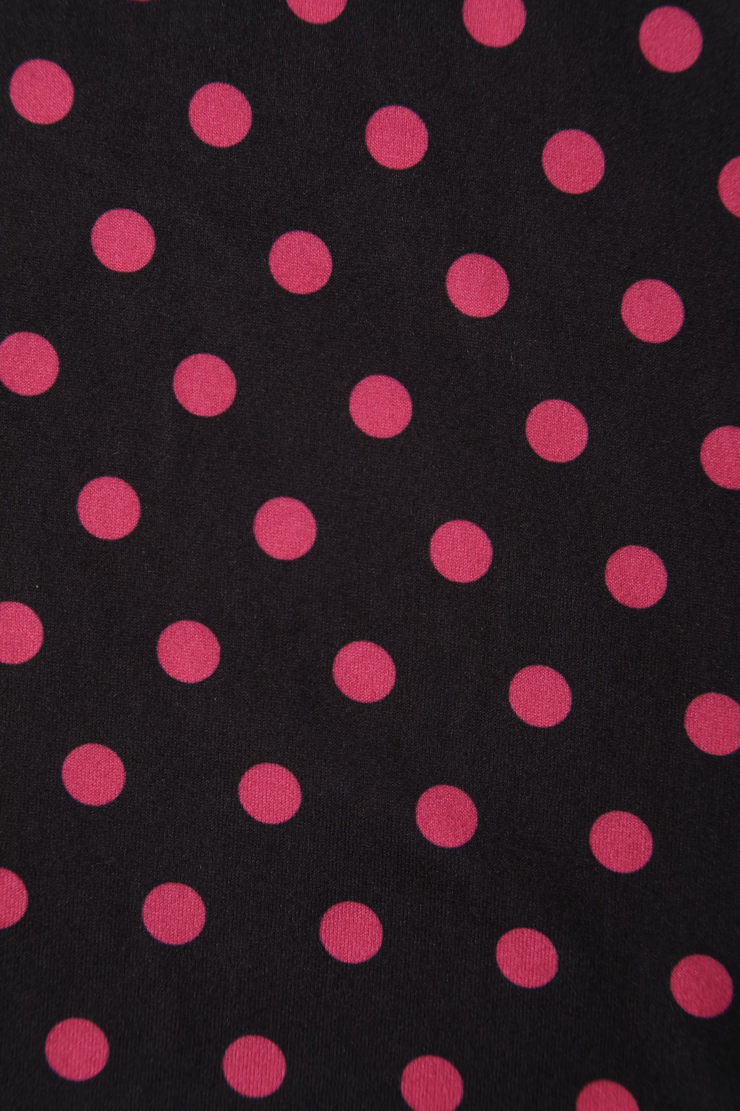 Palma Black Pink Polka Dot Casual Dress