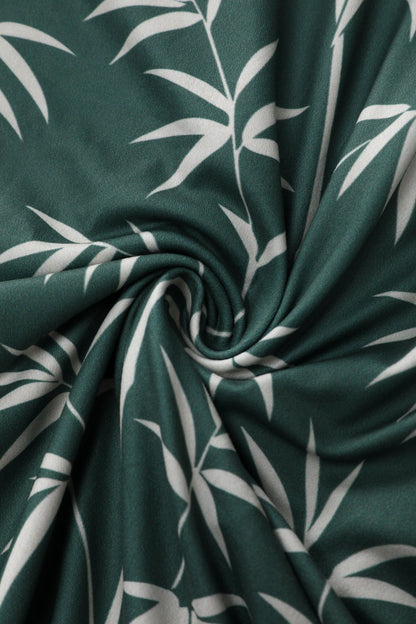 Matilda Bamboo Wrap Dress in Green