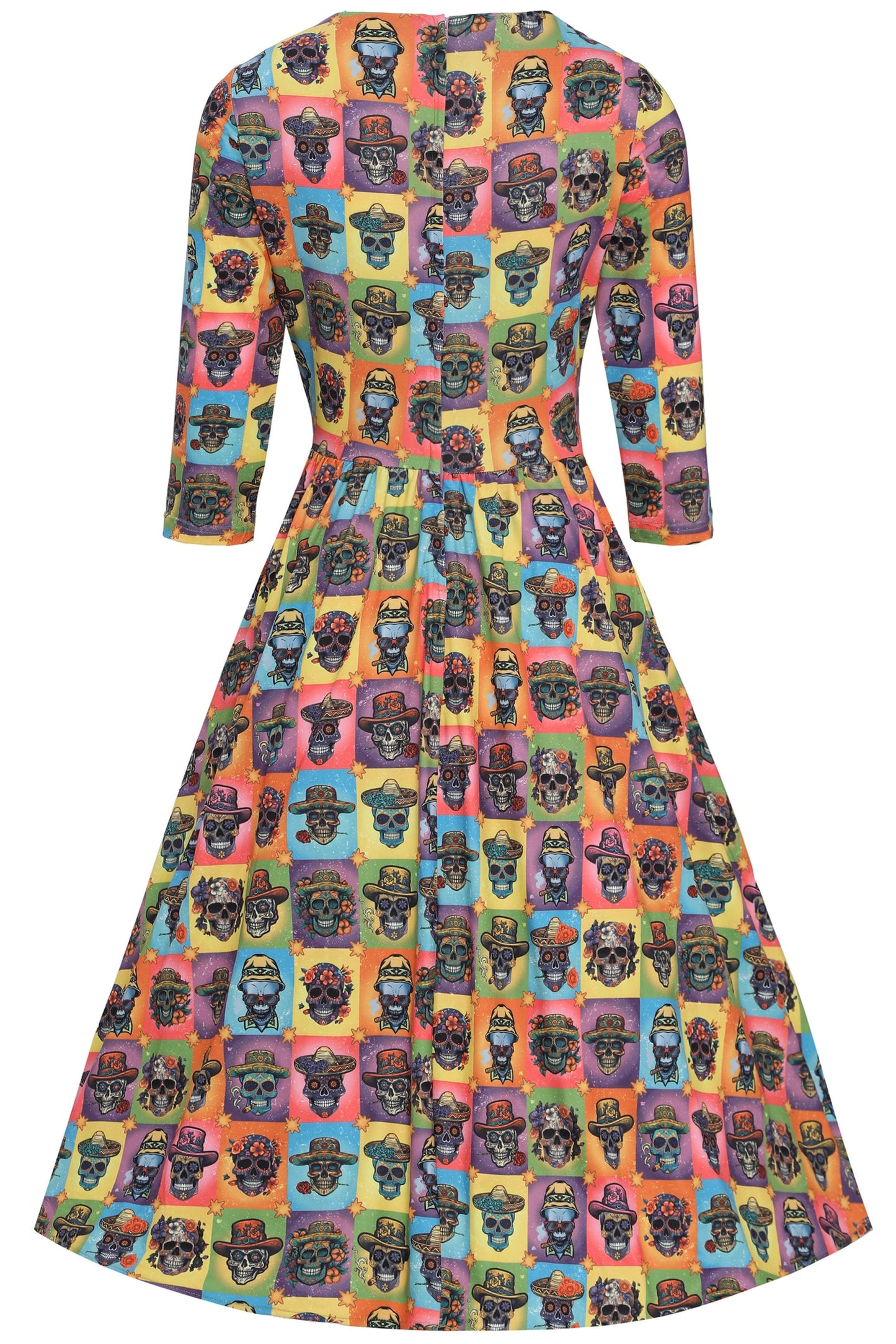 Billie Day Of The Dead Long Sleeved Dress