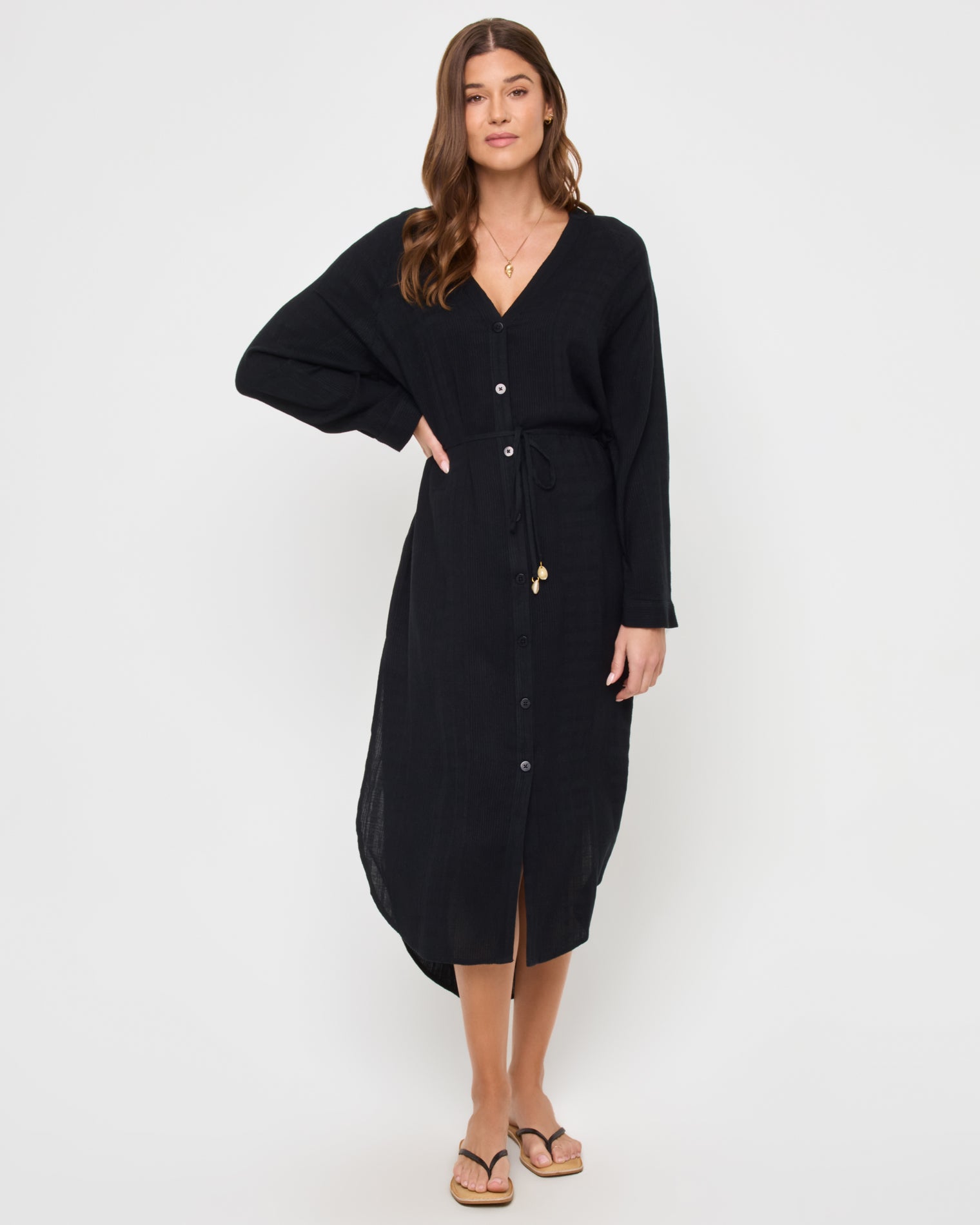 Yoli Shirtdress - Black