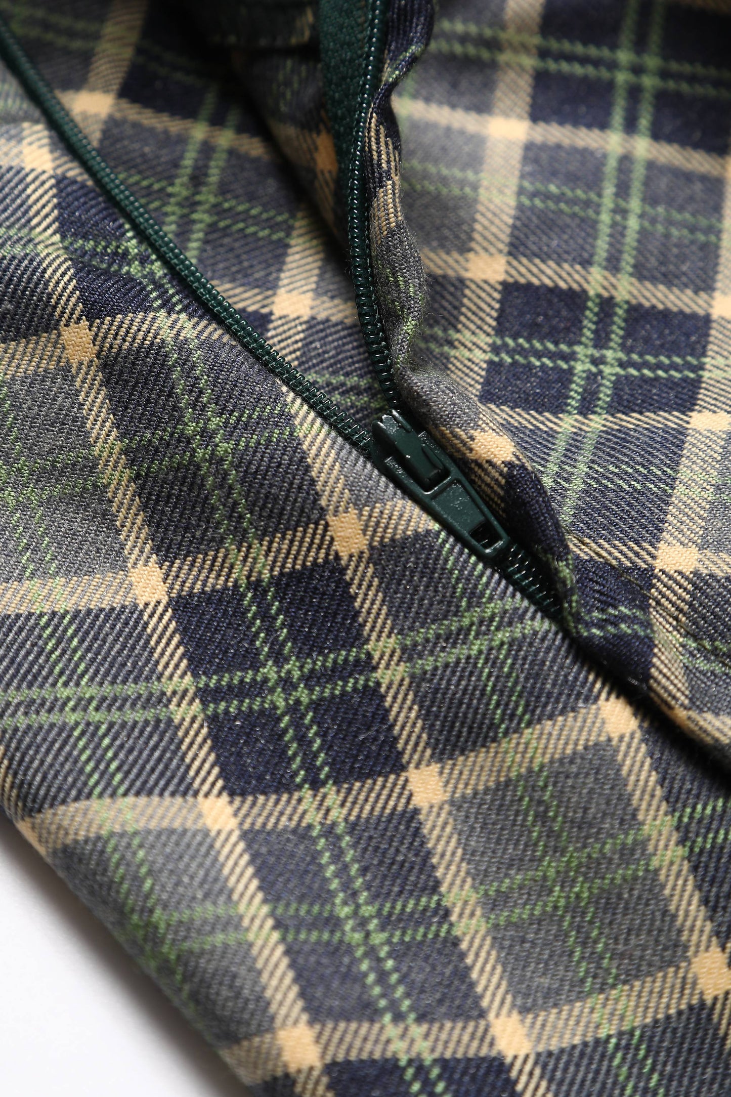 Penelope Navy & Grey Tartan Shirt Dress