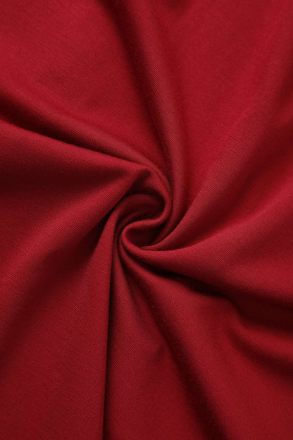 Beatrix Burgundy Formal Dress