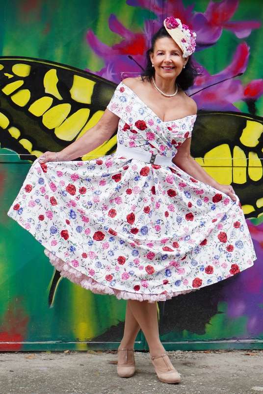 Beverly Rose Off Shoulder Dress In White