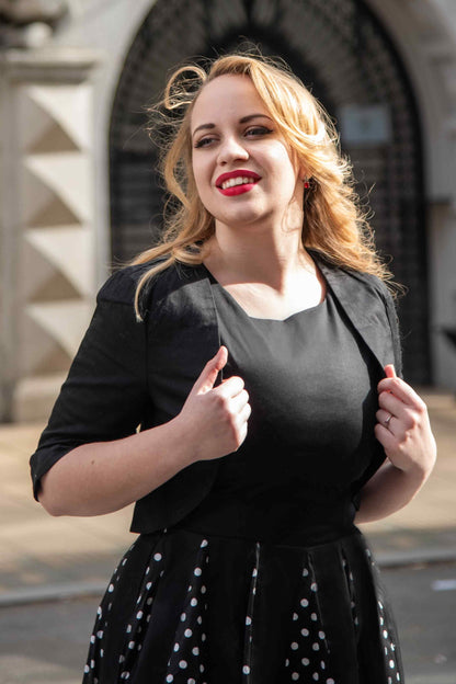 Lisette Black Bolero Jacket